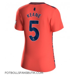 Everton Michael Keane #5 Replika Bortatröja Damer 2023-24 Kortärmad